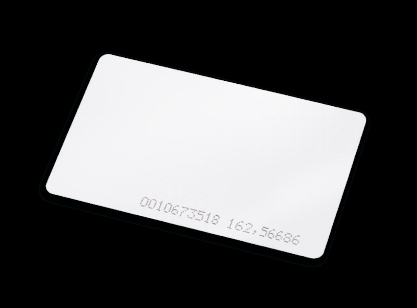 RFID ID Card for driver, operator, or personnel identification